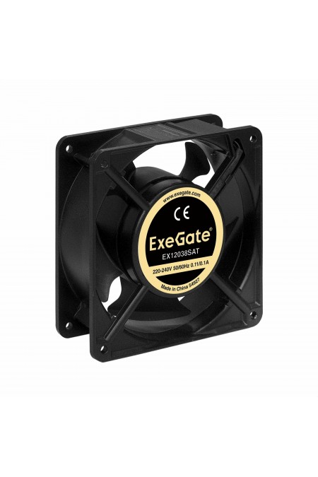 Вентилятор для корпуса ExeGate EX12038SAT (EX289021RUS) (черный) 