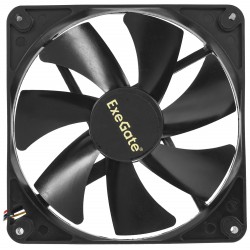 Вентилятор для корпуса ExeGate EX14025B4P-PWM (EX288929RUS) (черный)
