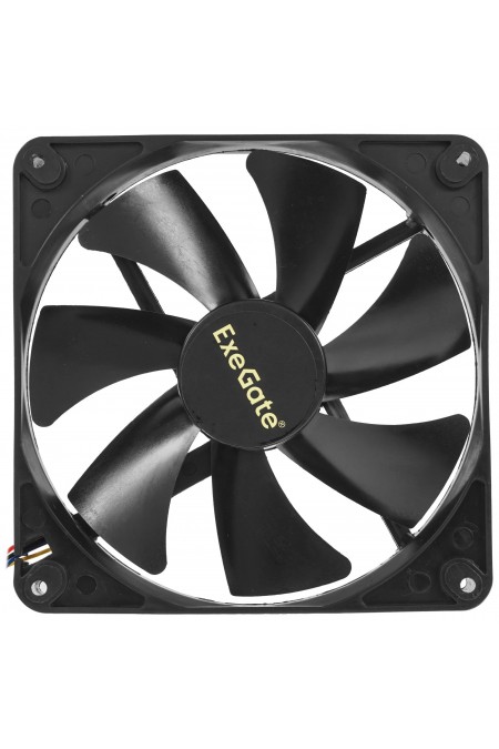 Вентилятор для корпуса ExeGate EX14025B4P-PWM (EX288929RUS) (черный) 