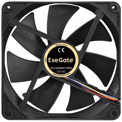 Вентилятор для корпуса ExeGate EX14025B4P-PWM (EX288929RUS) (черный) 2