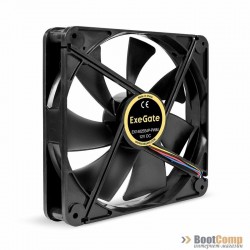 Вентилятор для корпуса ExeGate EX14025S4P-PWM (EX295248RUS) (черный)