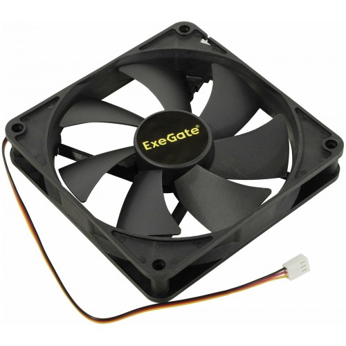 Вентилятор для корпуса ExeGate ExtraSilent ES14025B3P (EX288928RUS) (черный) 2