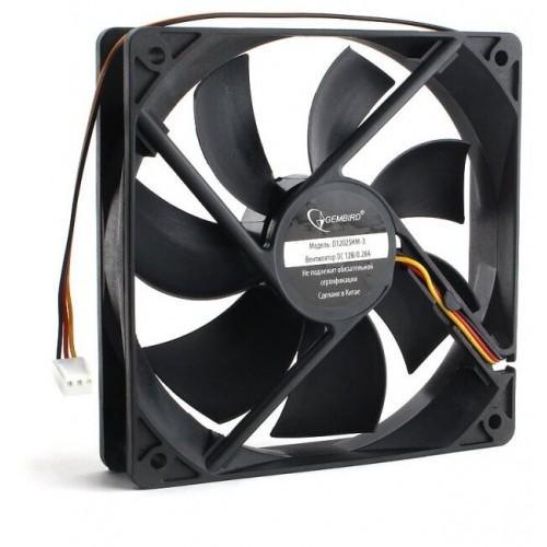 Вентилятор для корпуса Gembird D12025HM-3 (черный) 