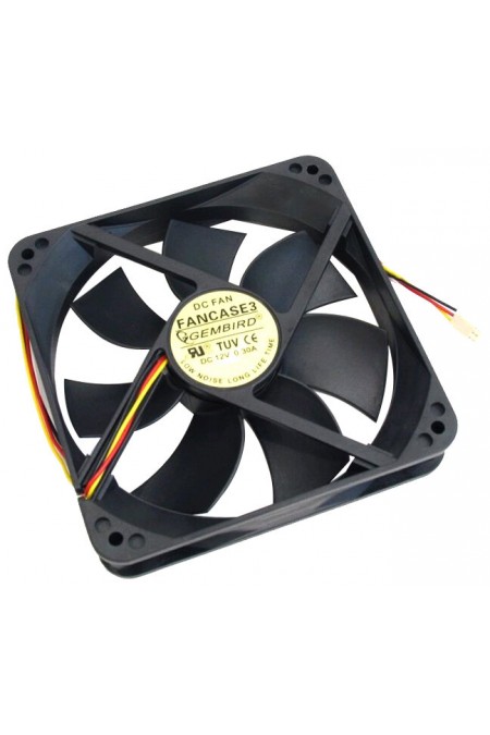 Вентилятор для корпуса Gembird FANCASE3/BALL (черный) 1