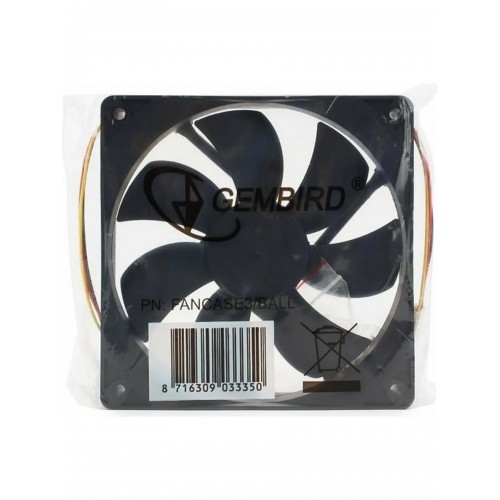 Вентилятор для корпуса Gembird FANCASE3/BALL (черный) 5
