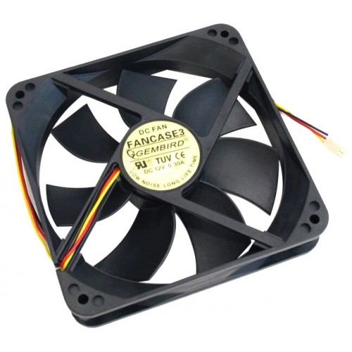 Вентилятор для корпуса GEMBIRD FANCASE3 (черный) 1