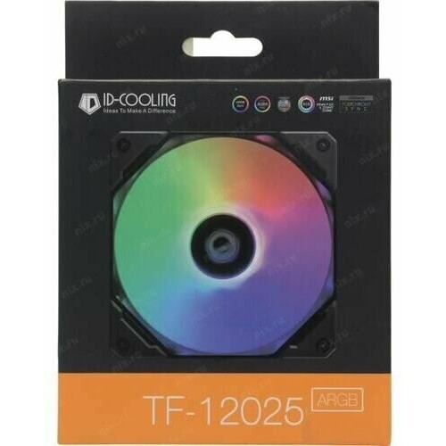 Вентилятор для корпуса ID-COOLING TF-12025-ARGB (черный) 5