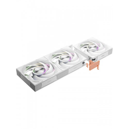Вентилятор для корпуса PCCooler F7 X120 ARGB WH (белый) 4