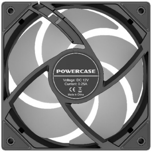 Вентилятор для корпуса Powercase M53-12 ARGB (черный) 