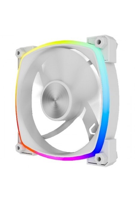 Вентилятор для корпуса Powercase M55-12W ARGb (белый) 2