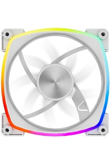 Вентилятор для корпуса Powercase M55-12W ARGb (белый) 