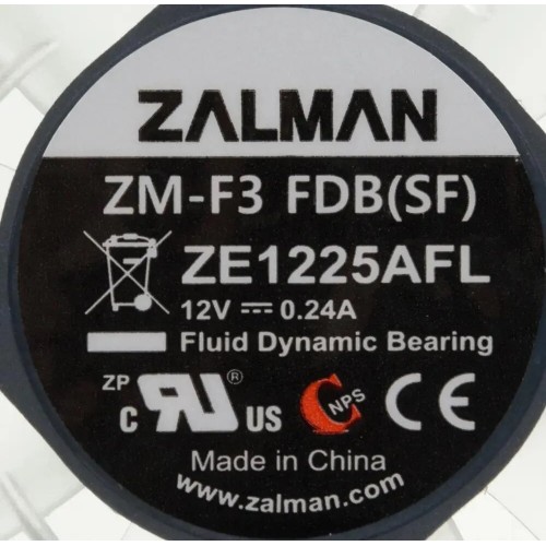 Вентилятор для корпуса Zalman ZM-F3 FDB(SF) (черный) 3