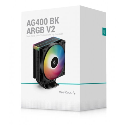 Вентилятор для процессора DEEPCOOL AG400 BK ARGB V2 (черный) 9