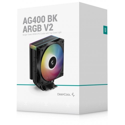 Вентилятор для процессора Deepcool AG400 Bk V2 ARGB (R-AG400-BKAMMN-GJD) (черный) 9