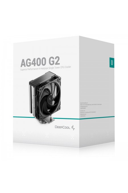 Вентилятор для процессора Deepcool AG400 G2 (R-AG400-BKNPMG2-G) (черный) 8