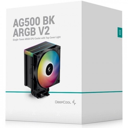 Вентилятор для процессора DEEPCOOL AG500 BK ARGB V2 (черный) 9