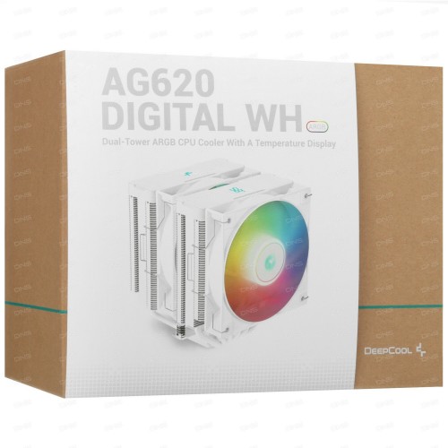 Вентилятор для процессора DeepCool AG620 Digital WH ARGB (белый) 9