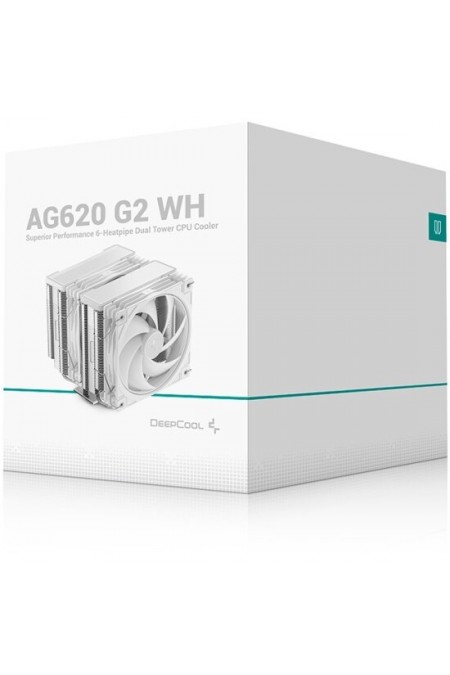 Вентилятор для процессора DEEPCOOL AG620 G2 WH (белый) 8