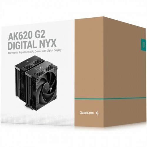 Вентилятор для процессора DEEPCOOL AK620 G2 DIGITAL NYX (R-AK620G2-BKNNMN-GJD-1) (черный) 8