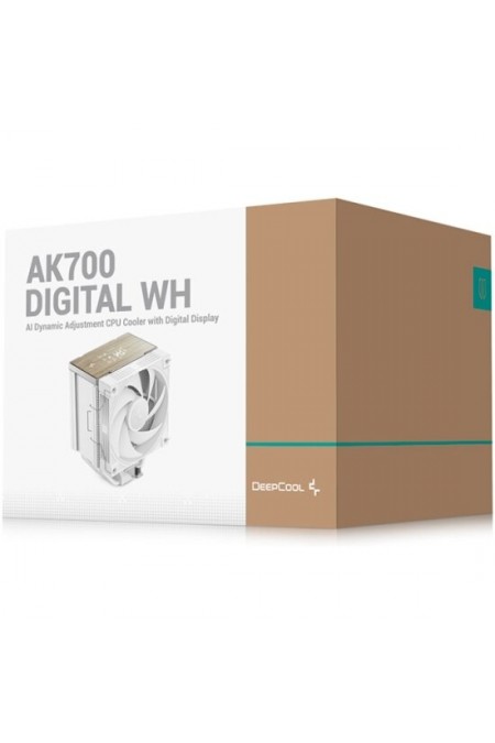 Вентилятор для процессора DEEPCOOL AK700 DIGITAL WH (белый) 7