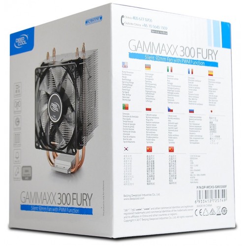 Вентилятор для процессора Deepcool Gammaxx 300 Fury (GAMMAXX 300 FURY) (черный/серебристый) 6