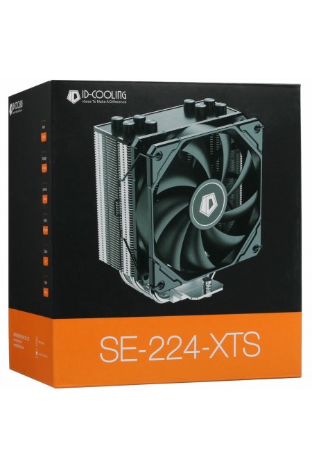 Вентилятор для процессора ID-Cooling SE-224-XTS (SE-224-XTS BLACK BULK) (черный) 1