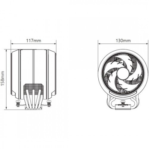 Вентилятор для процессора ZALMAN ZET5 BLACK (черный) 5