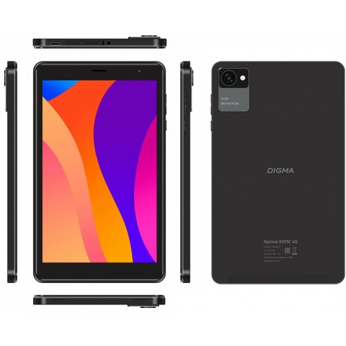 Планшет DIGMA Optima 8305C 4G 3/32GB (черный) 2