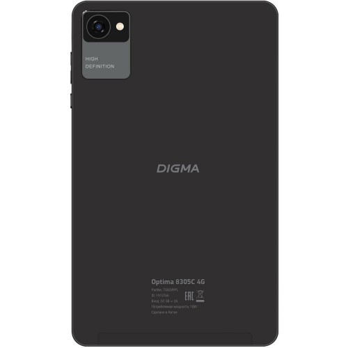 Планшет DIGMA Optima 8305C 4G 3/32GB (черный) 6
