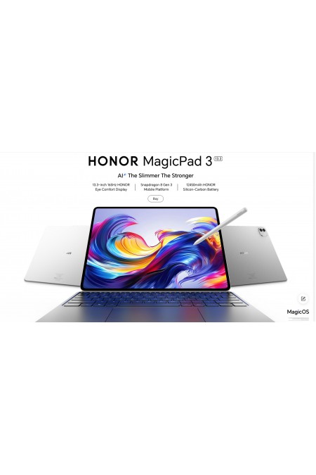 Планшет HONOR MagicPad 3 16/512GB Wi-Fi + клавиатура (белый) 1