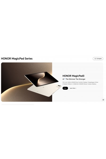 Планшет HONOR MagicPad 3 16/512GB Wi-Fi + клавиатура (белый) 8