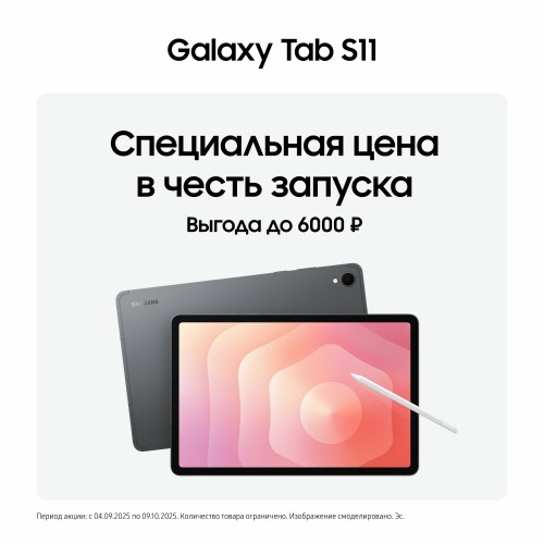 Планшет Samsung Galaxy Tab S11 SM-X730 12/128GB Wi-Fi (серый) 1