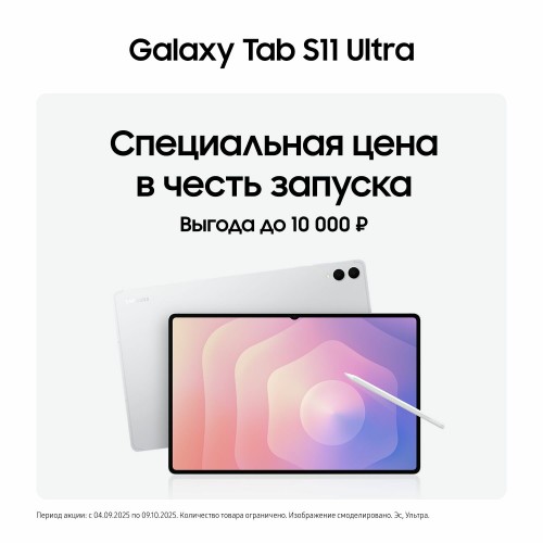 Планшет Samsung Galaxy Tab S11 Ultra SM-X930 12/512GB Wi-Fi (серебристый) 1