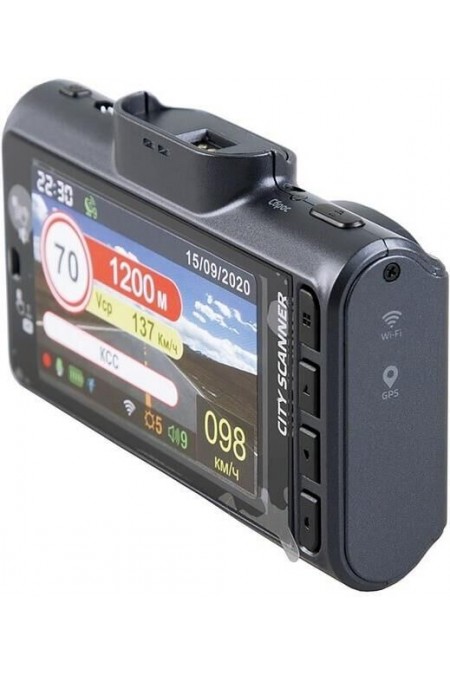 Видеорегистратор SilverStone F1 CityScanner 4K (черный) 30