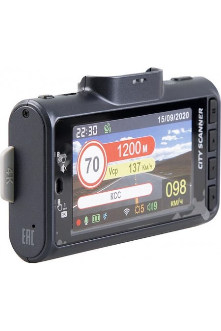 Видеорегистратор SilverStone F1 CityScanner 4K (черный) 7