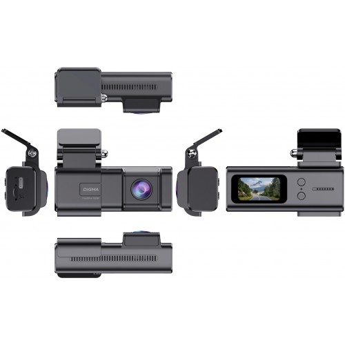 Видеорегистратор Digma FreeDrive 933W SA 223 (черный) 11