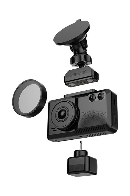 Видеорегистратор с радар-детектором Sho-Me Combo Mirage WiFi DUO GPS ГЛОНАСС (черный) 1