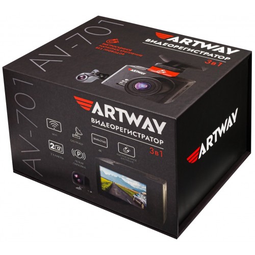Видеорегистратор Artway AV-701 (черный) 4