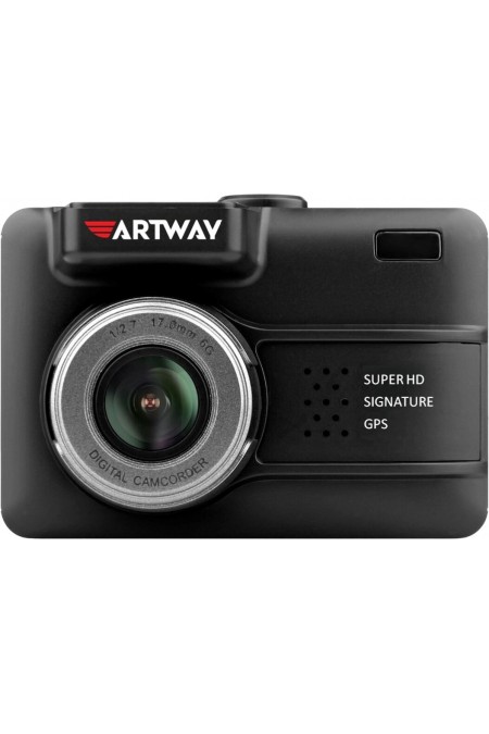 Видеорегистратор с радар-детектором Artway MD-105 Signature SHD GPS (черный) 