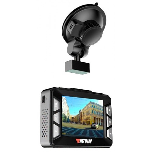 Видеорегистратор с радар-детектором Artway MD-108 GPS (черный) 