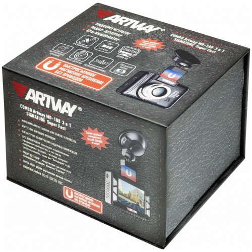 Видеорегистратор с радар-детектором Artway MD-108 GPS (черный) 7