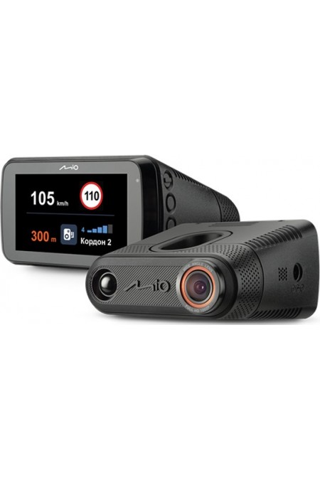 Видеорегистратор с радар-детектором Mio MiVue i85 ГЛОНАСС (черный) 
