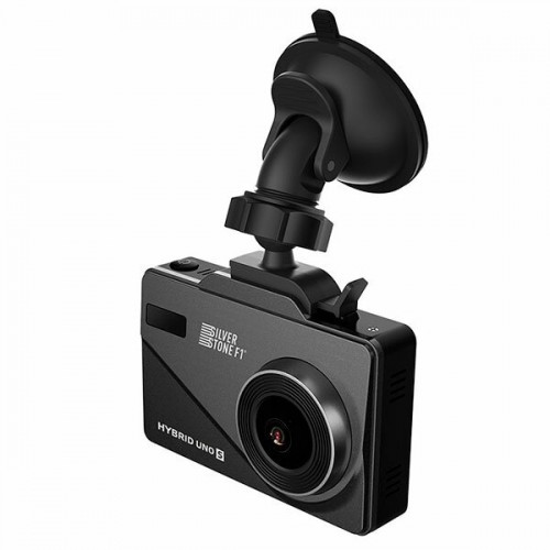 Видеорегистратор с радар-детектором SilverStone F1 Hybrid Uno S (черный) 