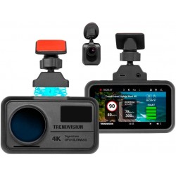 Видеорегистратор с радар-детектором TrendVision DriveCam Real 4K Signature LNA GPS ГЛОНАСС (черный)