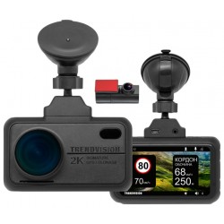 Видеорегистратор с радар-детектором TrendVision Hybrid Signature EVO Wi 2CH (черный)