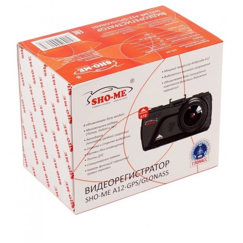 Видеорегистратор SHO-ME A12-GPS/GLONASS (черный) 6