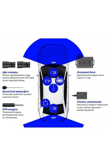 Видеорегистратор SilverStone F1 INTEGRAL 2.0 (черный) 2