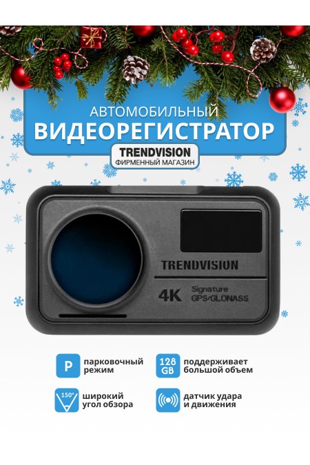 Видеорегистратор TrendVision TDR-725 (черный) 