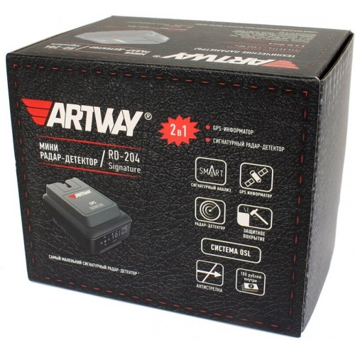 Радар-детектор Artway RD-204 Signature + GPS 4