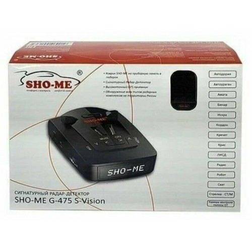 Радар-детектор SHO-ME G-475 S-VISION 7